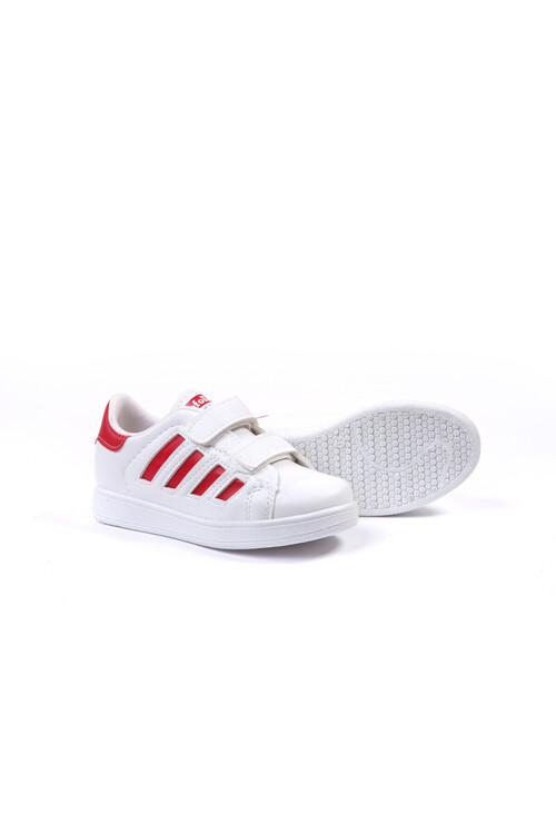 Modatalika Çocuk Çizgili Cırtlı Spor Ve Günlük Ayakkabı