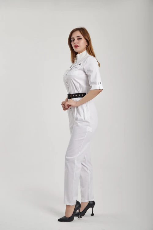 Modatalika Kadın Haki Renk Tulum