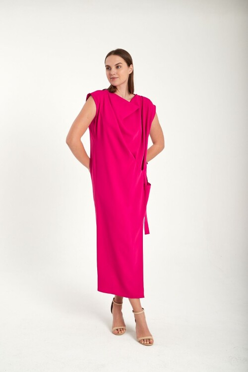 Modatalika Kadın Özel Tasarım Maxi Boy Elbise