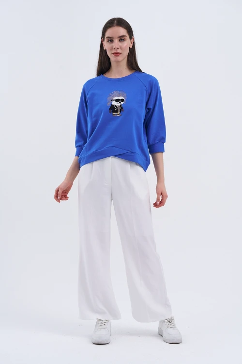 Trend Kadın Eğlenceli Ve Şık Sweatshirt