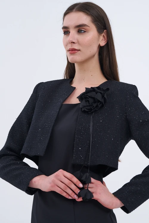 Trend Kadın Modern ve Şık Ceket ve Elbise Kombini