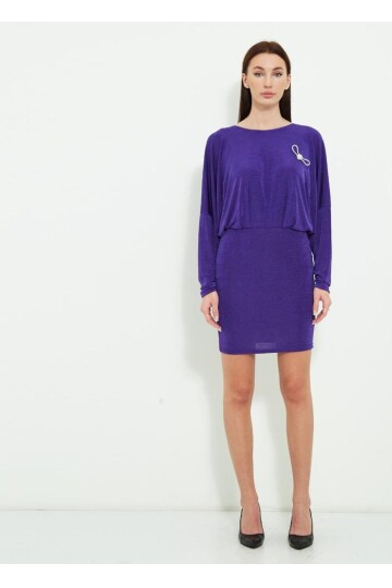 Modatalika Kadın Sırt Detaylı Midi Boy Abiye Elbise